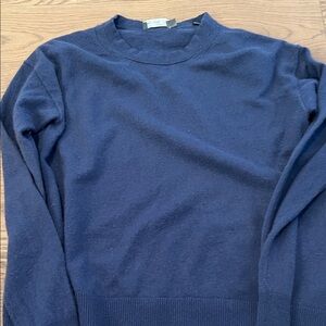 Vince Women's Navy Blue Crewneck Sweater cashmere sweater small